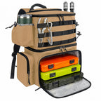 MATEIN Fishing Backpack, Tackle Storage Bag with Rod Holders & Cooler