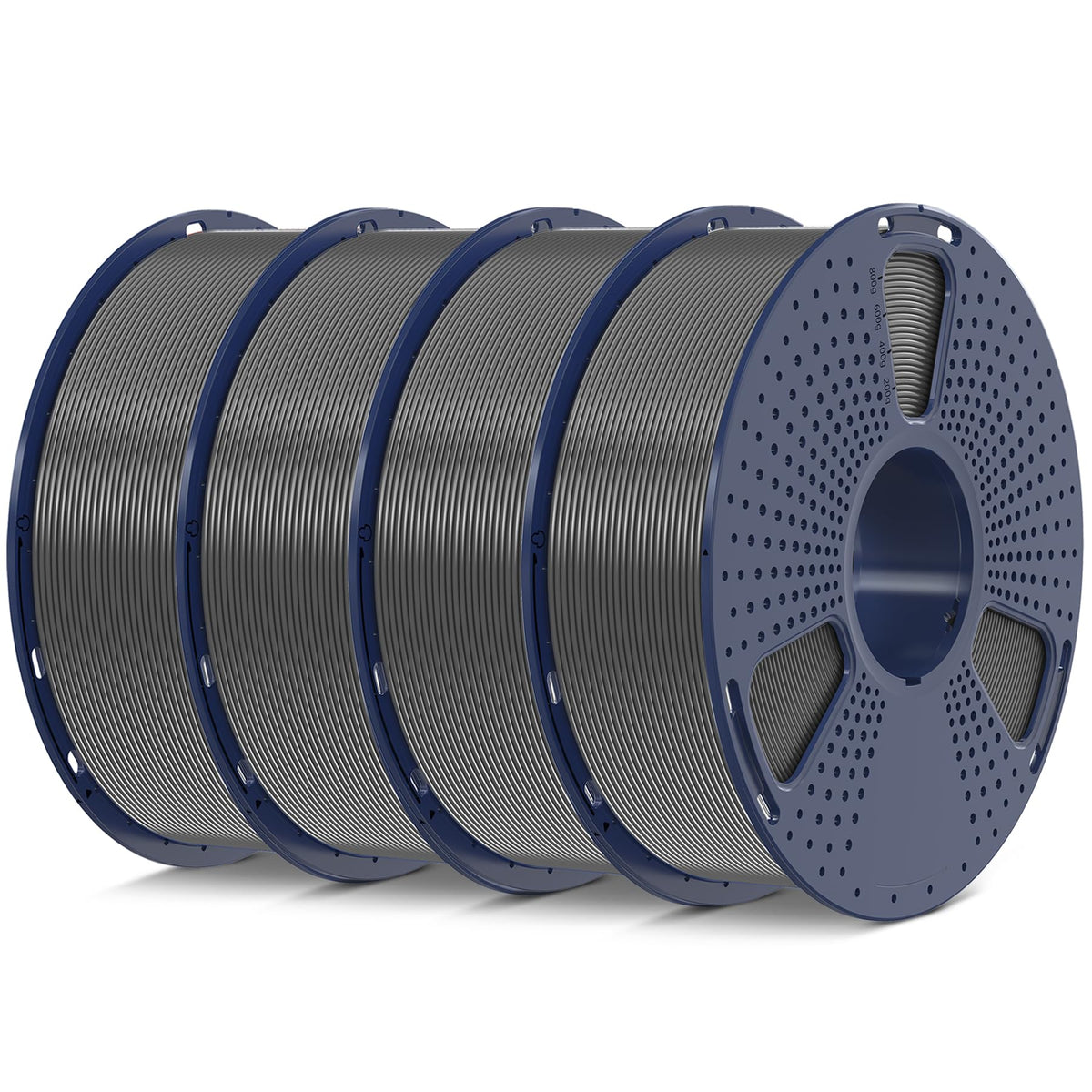 SUNLU PLA 3D Printer Filament, Black & White, 10-Pack, 10KG Total