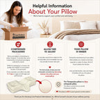 Therapeutica Ergonomic Cervical Pillow for Neck Pain Relief, Average, WH