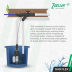 Zoeller 540 FLEX Water-Powered Backup Sump Pump System