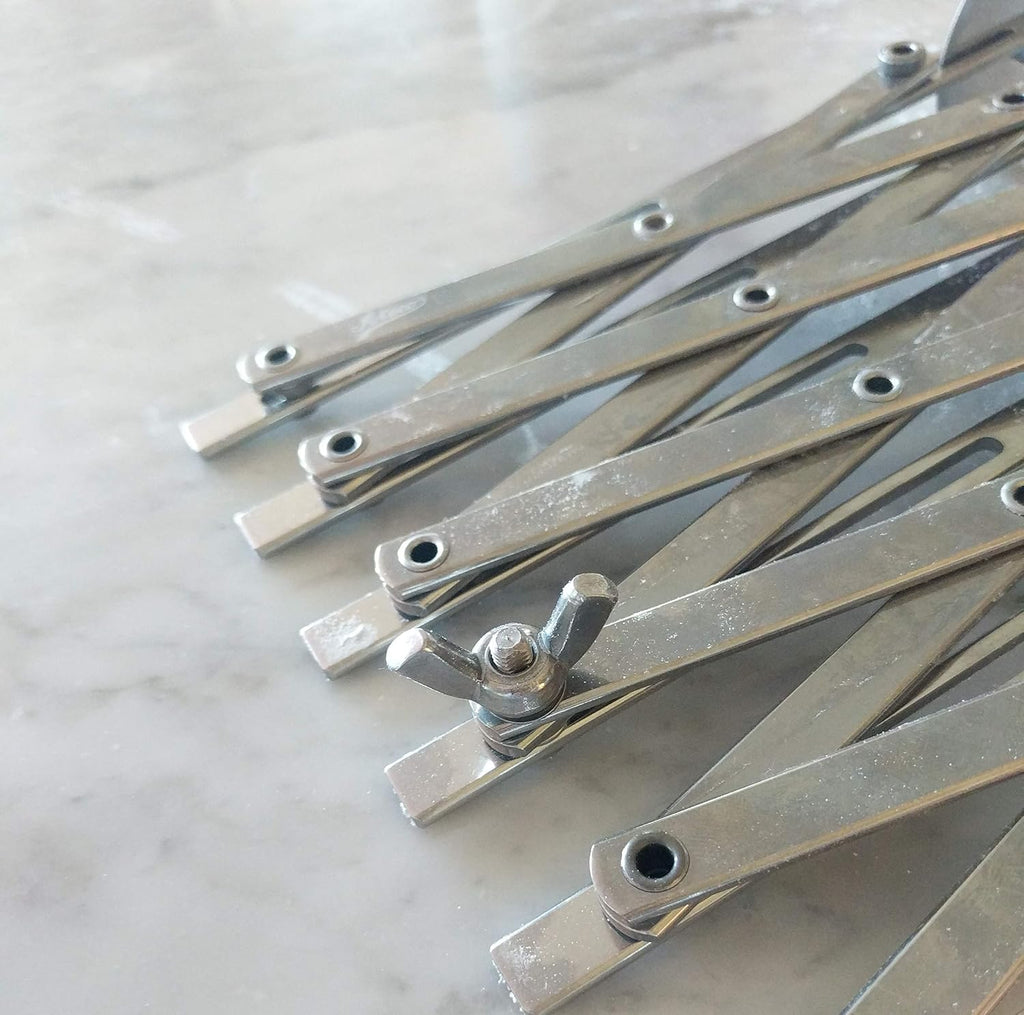 Ateco 6 Wheel Stainless Steel Cutter, 4 Inch Wheels