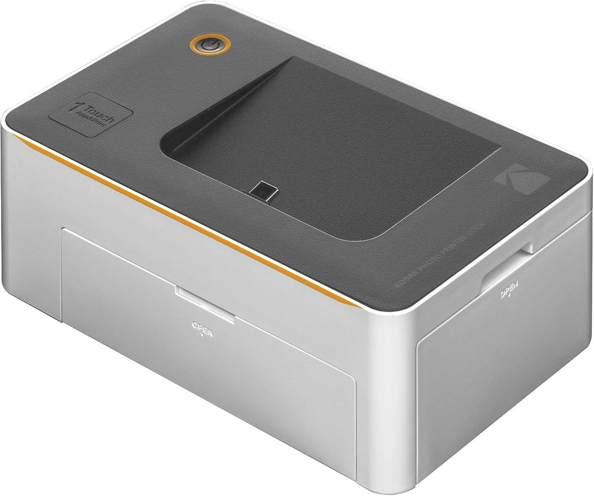 KODAK Dock Premium 4x6” Portable Instant Photo Printer (2022 Edition) Bundled with 120 Sheets | Full Color Photos, 4Pass & Lamination Process | Compatible with iOS, Android, and Bluetooth Devices