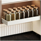 Fokyfok Pull Out Cabinet Organizer,23"-31"W,17"-24"D,Expandable,Adhesive