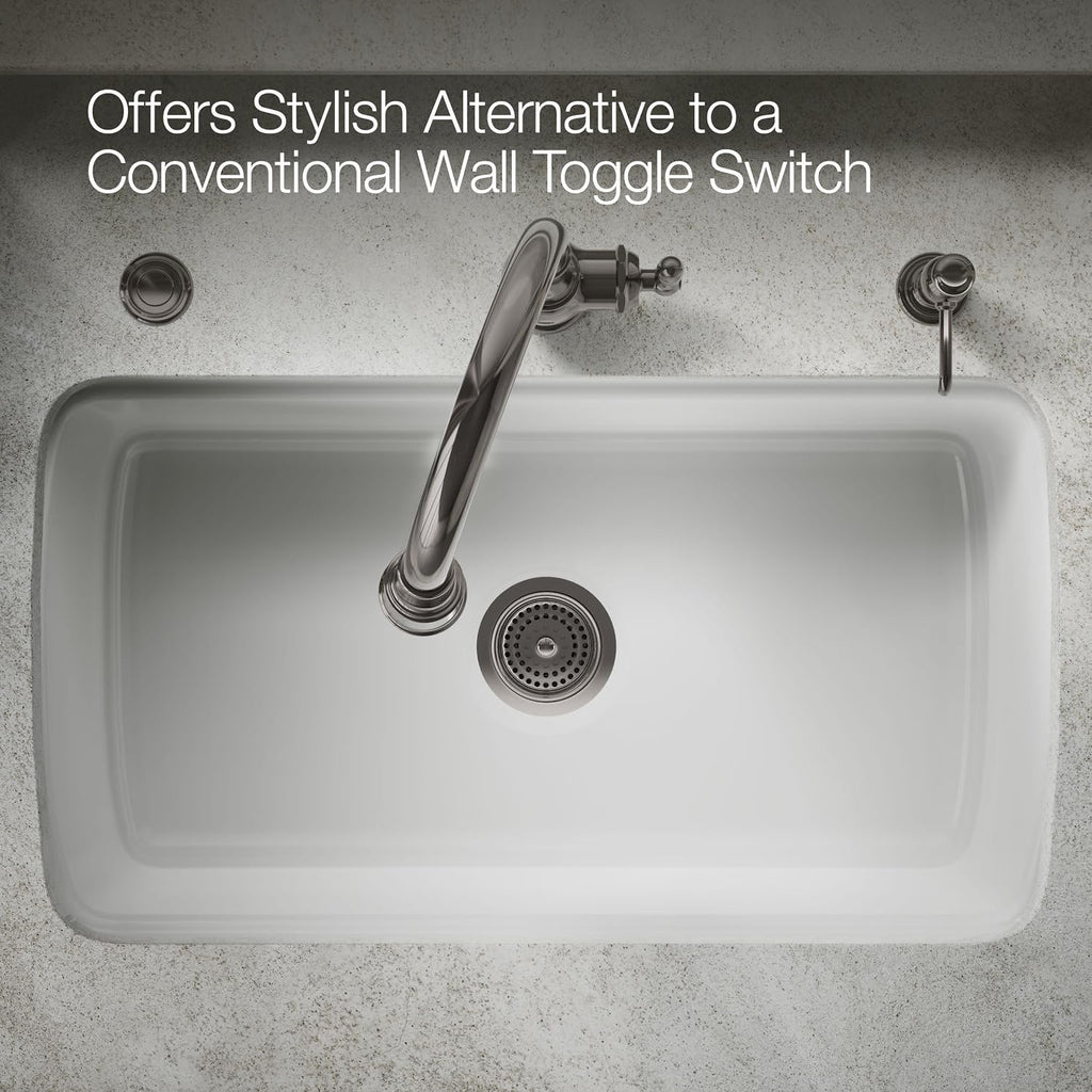 Kohler 35723-TT K-35723-TT Garbage Disposal Air Switch Kit, Vibrant Titanium