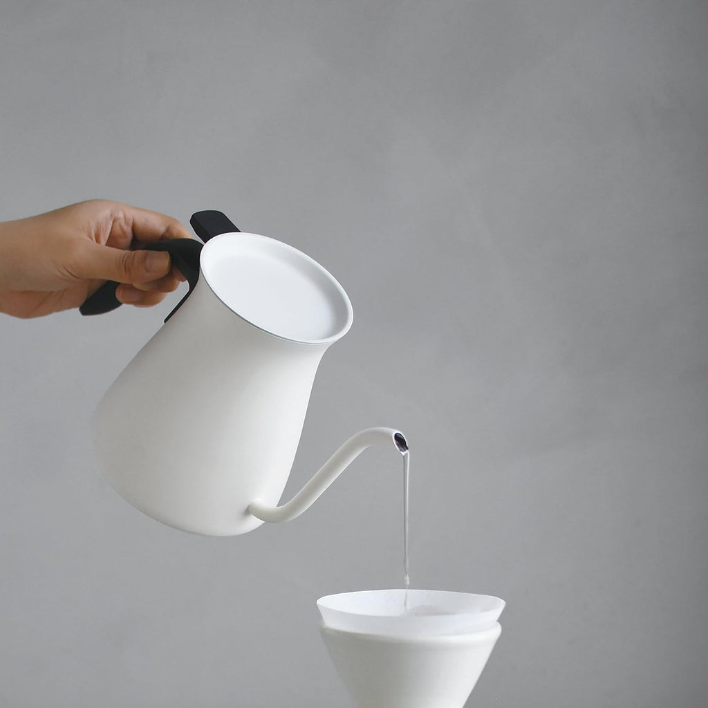 KINTO 26803 Pour Over Kettle, 30.4 fl oz (900 ml), White