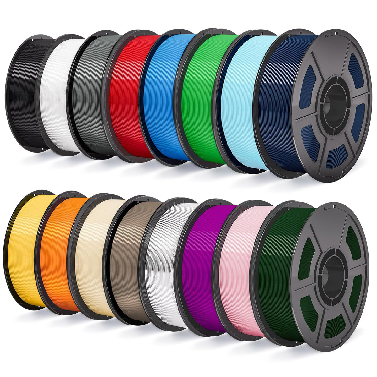 iSANMATE 16KG HF PETG Filament Bundle Multicolor Rapid PETG for Bambu Lab