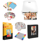 Kodak Step Instant Color Photo Printer with Bluetooth/NFC, ZINK Technology & Kodak App for iOS & Android (Pink) Starter Bundle