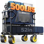Sekey 400L Double-Decker Wagon, 500 lb Capacity, 50 in Extender