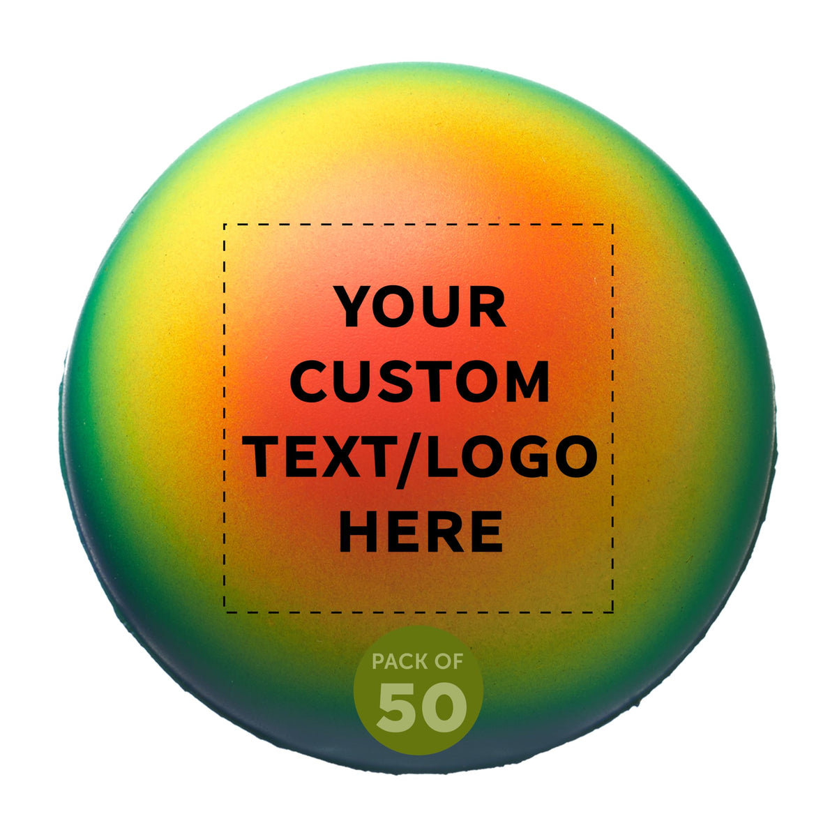 DISCOUNT PROMOS Custom Earth Squeeze Balls Set of 50, Personalized Bulk Pack - Perfect for Promotional Giveaways - Blue
