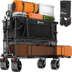 Sekey 400L Double-Decker Wagon, 500 lb Capacity, 50 in Extender