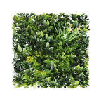 ECOOPTS 40"x40" Faux Ivy Privacy Fence Screen Artificial Boxwood Panels Topiary Hedge Plants for Indoor Outdoor Decoration, #6 Mixed Leave, 3 Packs
