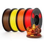 UJOY3D 10kg Elite PLA+ 3D Printer Filament Bundle, 10 Color Pack 3D Printing Filament 1.75mm, 1kg Spool 10 Pack, Black+Jade White+Cream White+Grey+Red+Cobalt Blue+Green+Orange+Yellow+Beige Skin