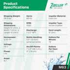 Zoeller M63 - Automatic Submersible Sump Pump - 3/10HP - Cast Iron -115V