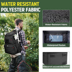 MATEIN Fishing Backpack Tackle Box, Tackle Backpack with Cooler for Men