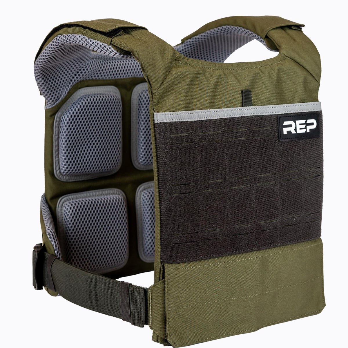 REP Fitness Strata Weight Vest, 2 Removable Plate Options for Unisex, Men & Women, Wearable, Weighted for Strength Training, Muscle Building, CrossFit, Running, Gym Exercise, Adjustable Sizing