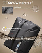 MOVOCA 3 Pack Vacuum Bags for Travel with Pump, Compression Packing Cubes