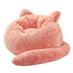 Bean Bag Chair for Adults Teens, Giant Faux Fur Cat Beanbag Sofa