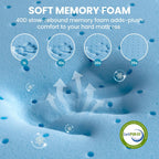 BedStory Cooling Mattress Topper Queen Size, 3 Inch Gel Infused Memory Foam Topper with Cool-to-Touch Removable Cover, Pressure Relief & Deep Refresh Sleep, CertiPUR-US Certified