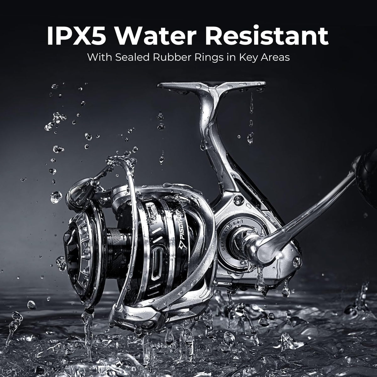 Piscifun NautiX Spinning Reel, Aluminum Body, 33lb Max Drag