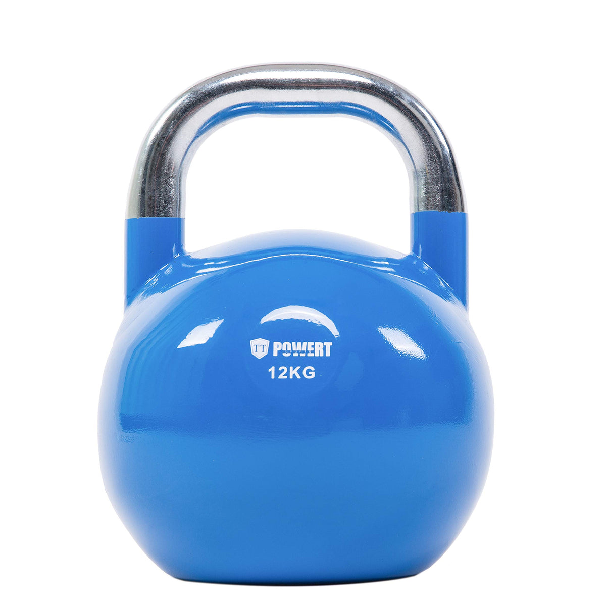 POWERT Competition Kettlebell|Premium Quality Coated Steel|Ergonomic Design|Great for Weight Lifting Workout & Core Strength Training& Muscle Building|Color Coded|Single