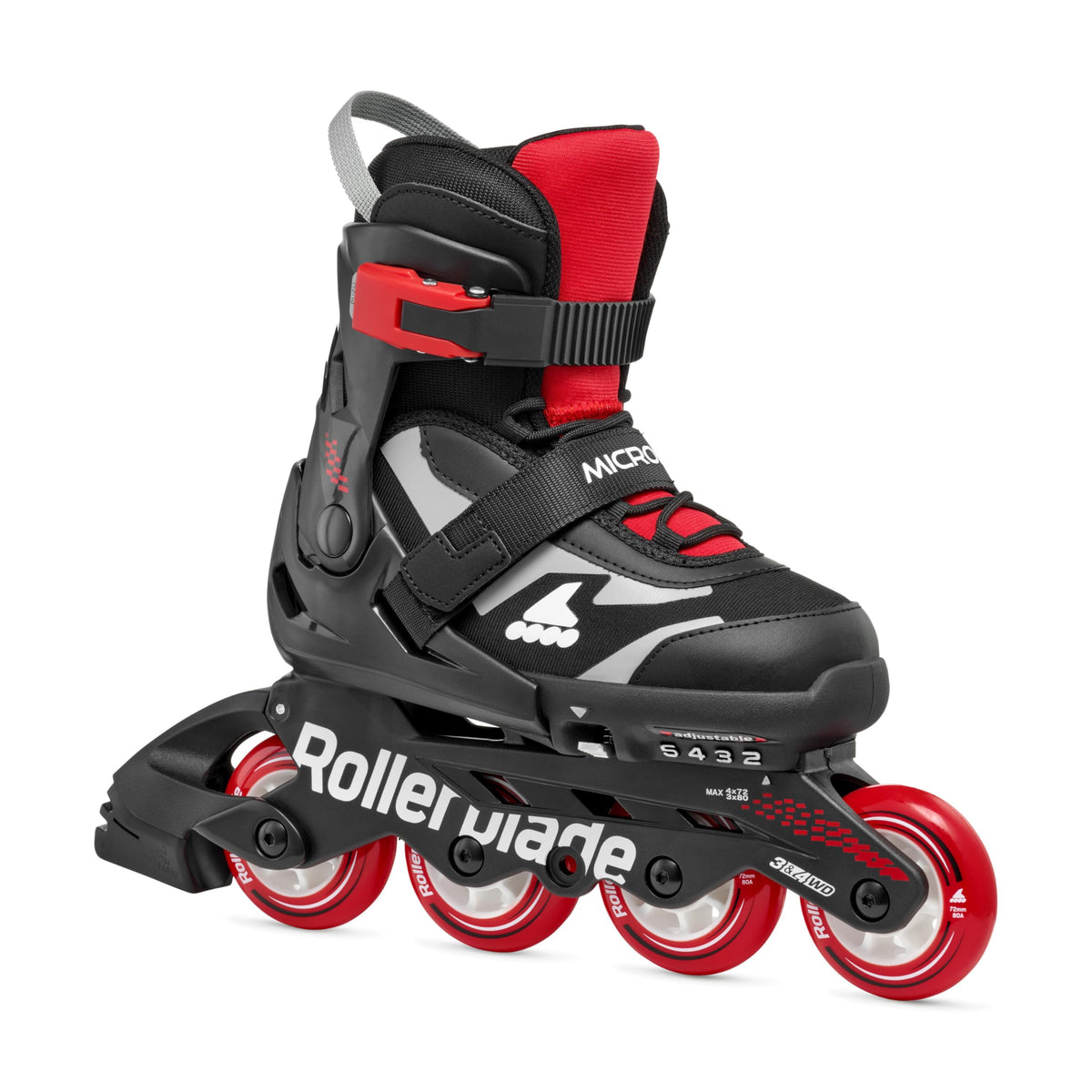 Rollerblade Microblade Kid's Adjustable Fitness Inline Skate, Junior, Youth Performance Inline Skates