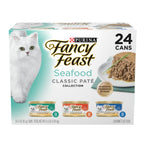 Fancy Feast Purina Gravy Lovers Poultry and Beef Grilled Gourmet Wet Cat Food Variety Pack - 3 oz. Cans,(Pack of 60)