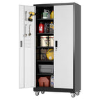 3-Drawer Rolling Tool Chest with Wheels, Pegboard and Push Handle