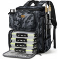 MATEIN Pro Fishing Backpack with 4 Tackle Boxes, 3600 Tackle Box Backpack