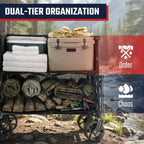 Sekey 400L Double-Decker Wagon, 500 lb Capacity, 50 in Extender
