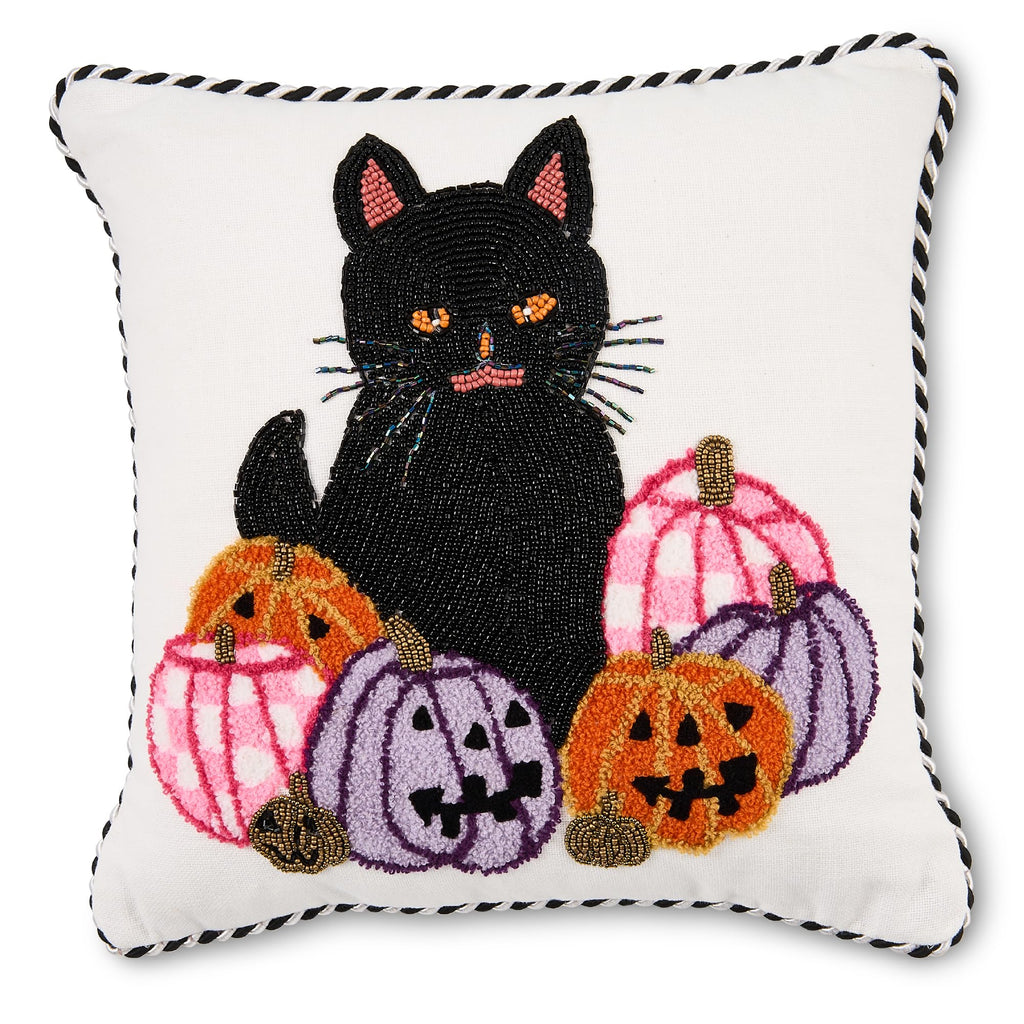 MACKENZIE-CHILDS Throw Pillow, 20x20, Frankenstein