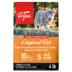 ORIJEN Grain Free WHOLEPREY Dry Cat Food Original Recipe 12lb Bag
