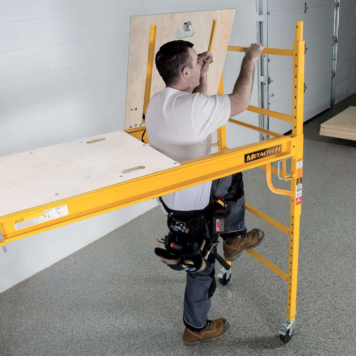 Metaltech Scaffolding Platform with Trap Door - 67in.W x 29in.D, Model Number I-CISPT
