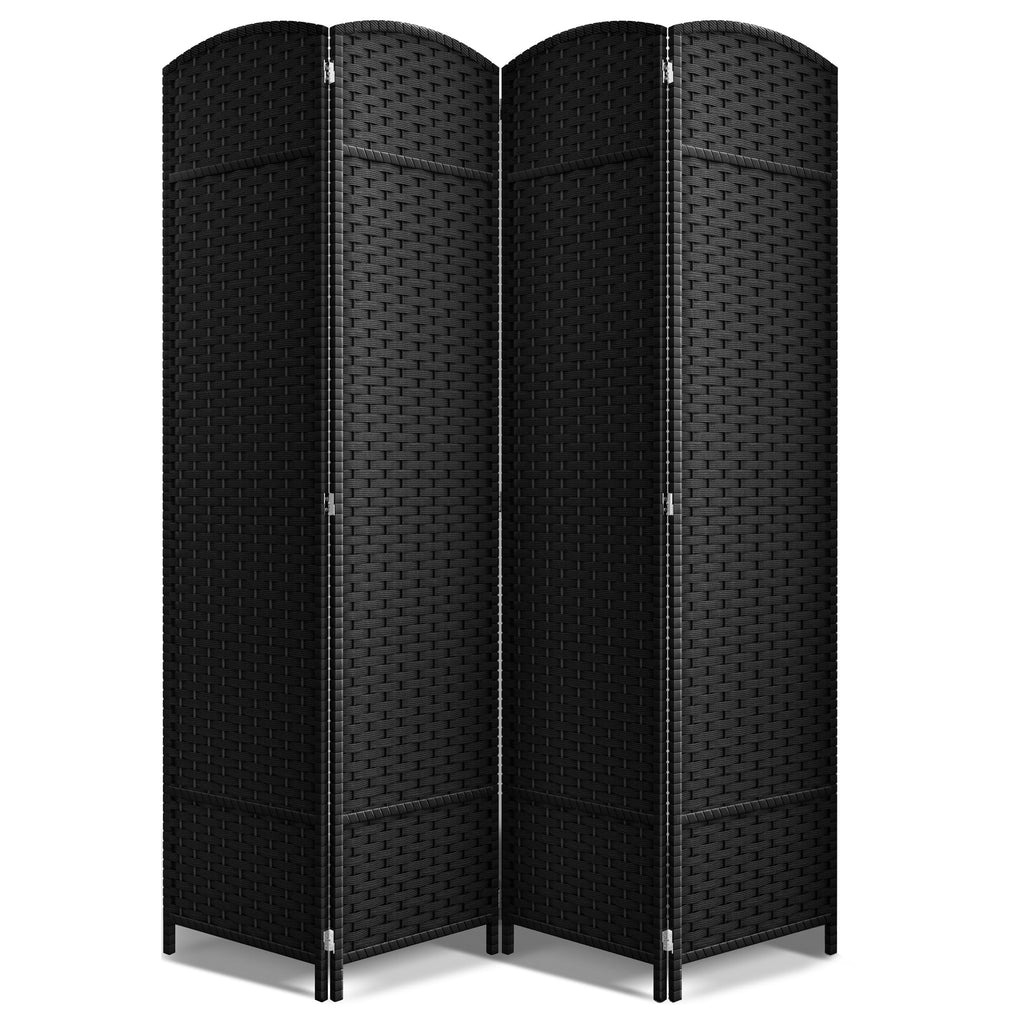 Sorbus Foldable Room Divider, Mesh Privacy Screen (8 Panel, Chocolate)