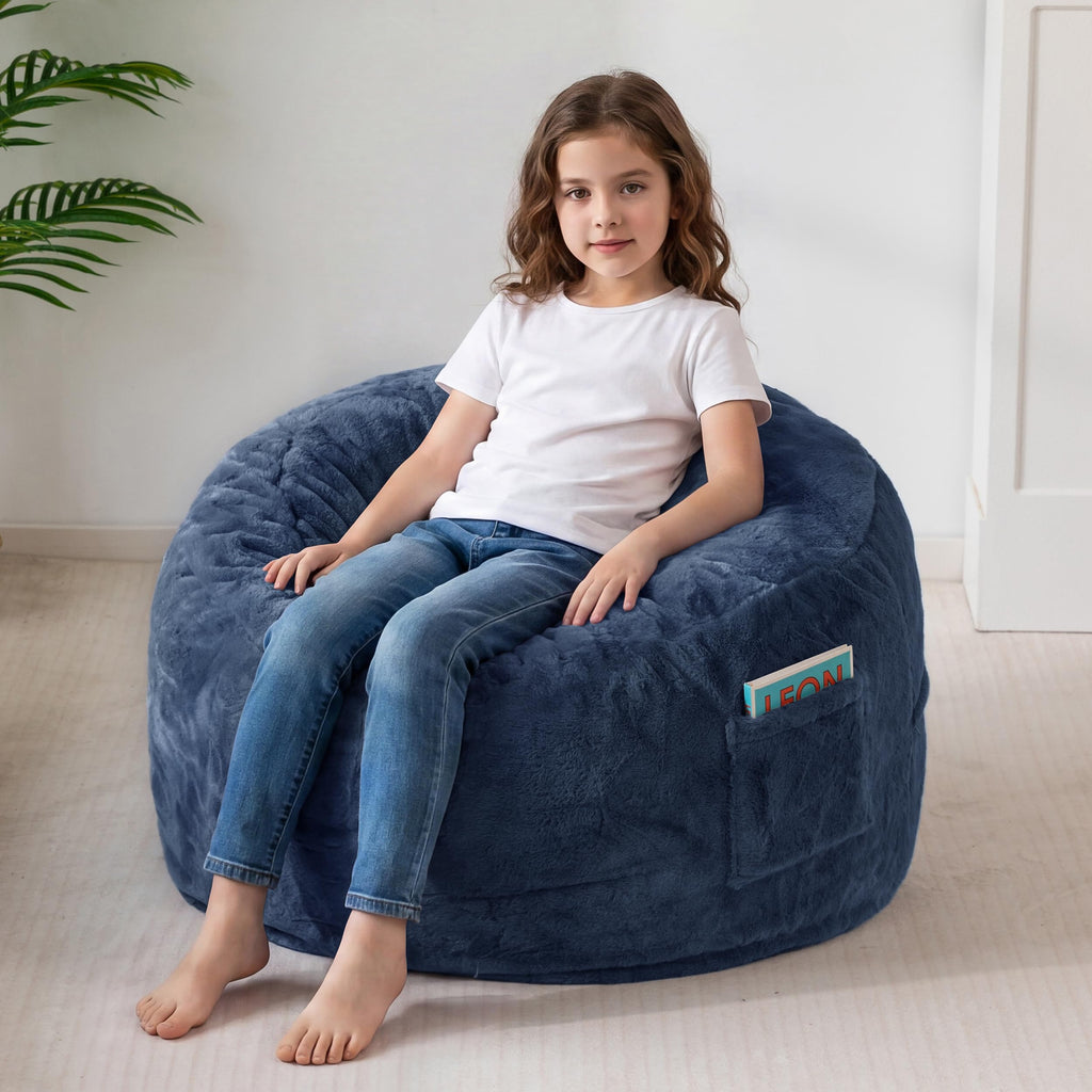 MAXYOYO Bean Bag Chair, Soft Bean Bag Sofa with Supportive Foam Filling