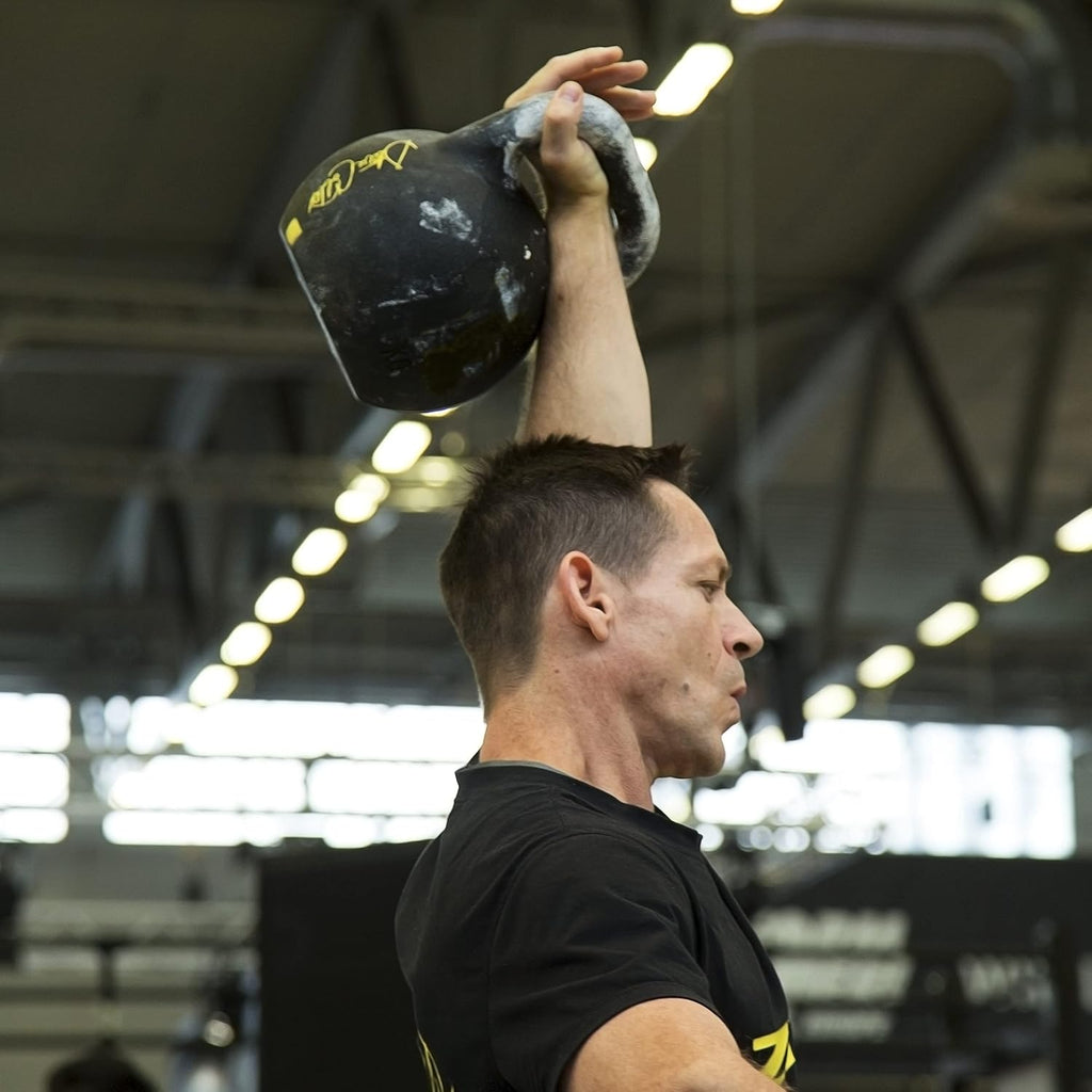 Steel Competition Kettlebells by Steve Cotter - Hard-Wearing Crack-Resistant Powder Surface Coating, 34mm Steel Handle with Non-Slip Super Textured Powder Coating Grip - Avail 6kg - 32kg