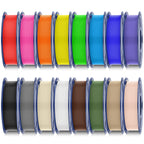 SUNLU PLA+2.0 3D Printer Filament, Multicolor, 10-Pack (10KG)