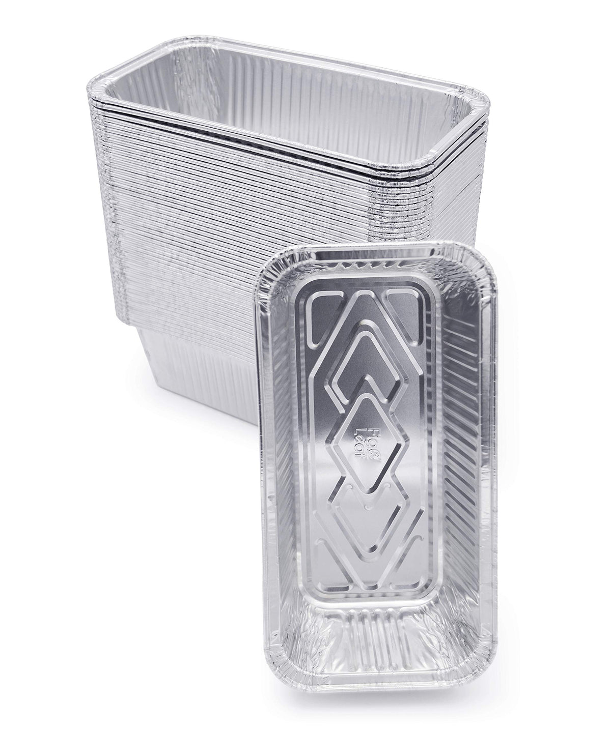 (600 Pack) Premium 2-LB Bread Loaf Baking Pans - 8.5" x 4.5" x 2.5" l Heavy Duty l Disposable Aluminum Foil Tins for Cakes Meatloaf Lasagna