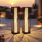 EcoGreen Solar Lanterns Outdoor Waterproof, Solar Lights Outdoor for Patio
