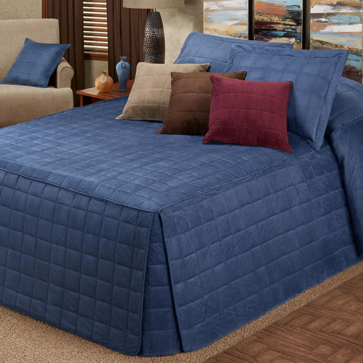 Touch of Class Camden Luxury Bedding, Deep Sage Green, Twin, 2 Pc Set