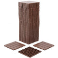 68 Pcs Interlocking Deck Tile (11.42"x11.42"), 61.60 Sq.Ft Deck Flooring Outdoor Waterproof All Weather, Flooring Tiles for Balcony, Backyard, Indoor & Outdoor, Dark Gray