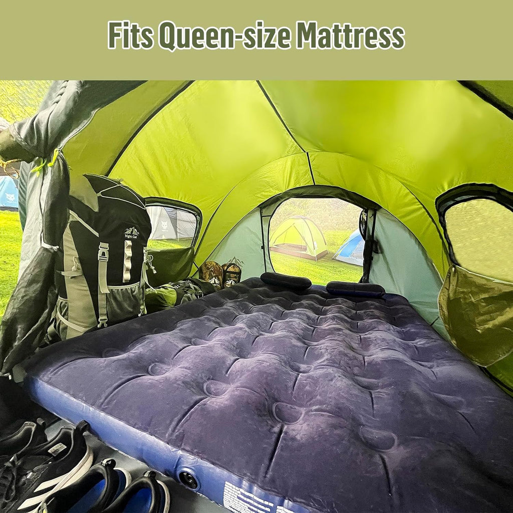 Night Cat Pop-up Camping Tent: 2/3/4/6 Person Tent Waterproof Instant Easy Setup Family Tent