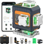 CIGMAN Laser Level 360 Self Leveling, 4 x 360° Lazer Leveler Tool for Tile
