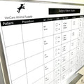 Patient Surgery Tracker Whiteboard - Veterinary Printed Medical whiteboard.