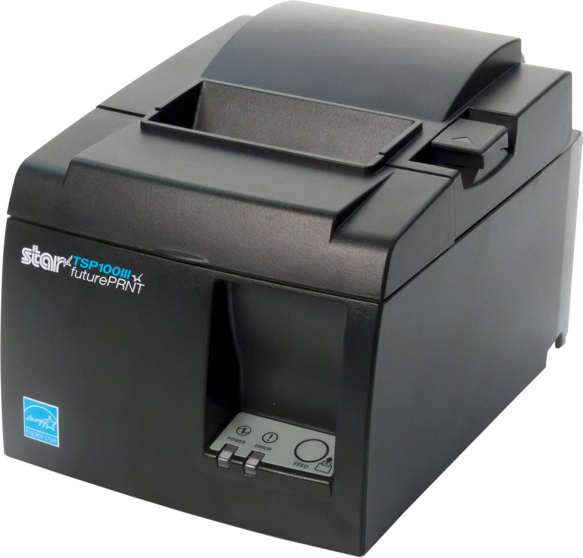 Star Micronics TSP143IIIU USB Thermal Receipt Printer with Device and Mfi USB Ports, Auto-cutter, and Internal Power Supply - White