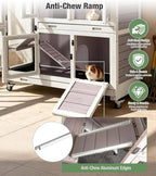 44" L Large Two-Tier Guinea Pig Cages with Anti-Chew Ramp