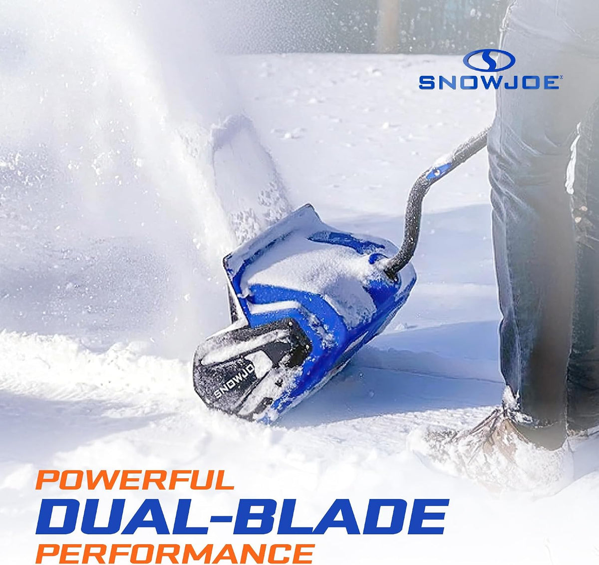 Snow Joe 24V Cordless Snow Shovel Kit with Cover and Scraper, 24V-SS13-TV1