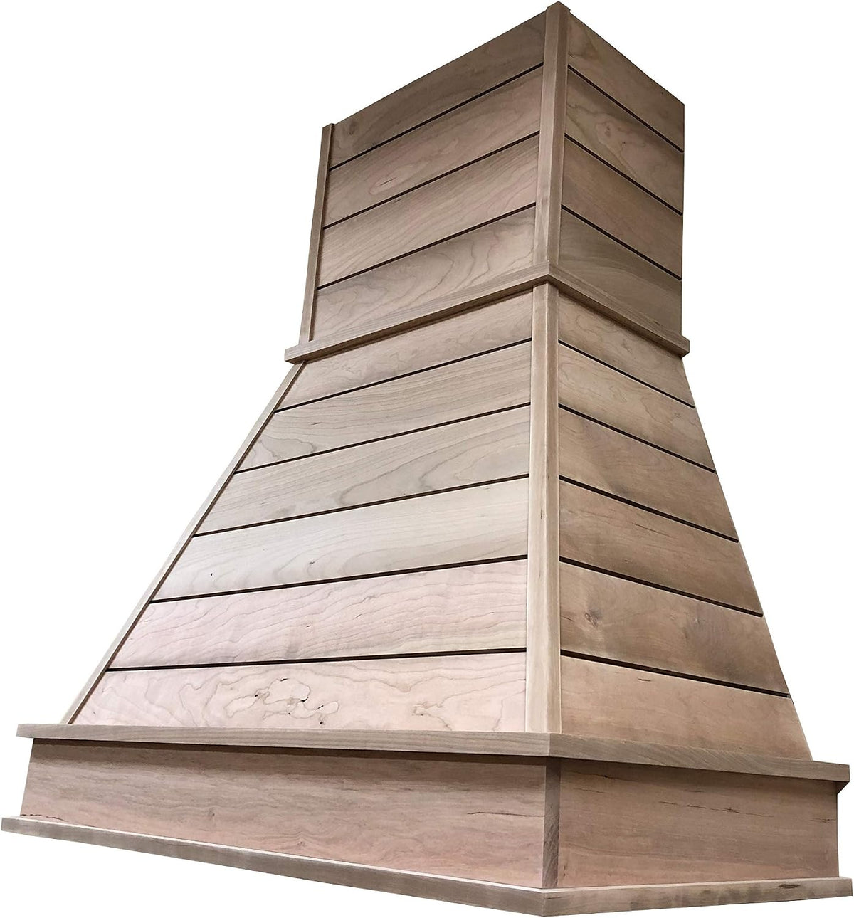 Castlewood Shiplap Trimmable Chimney Extension for 36" Wide Hood (15" High, Alder)