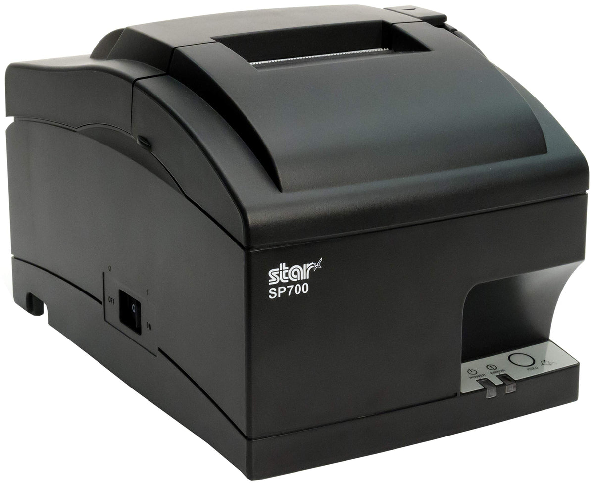 Star Micronics SP742MD Serial Impact Receipt Printer with Auto-Cutter and Internal Power Supply - Gray