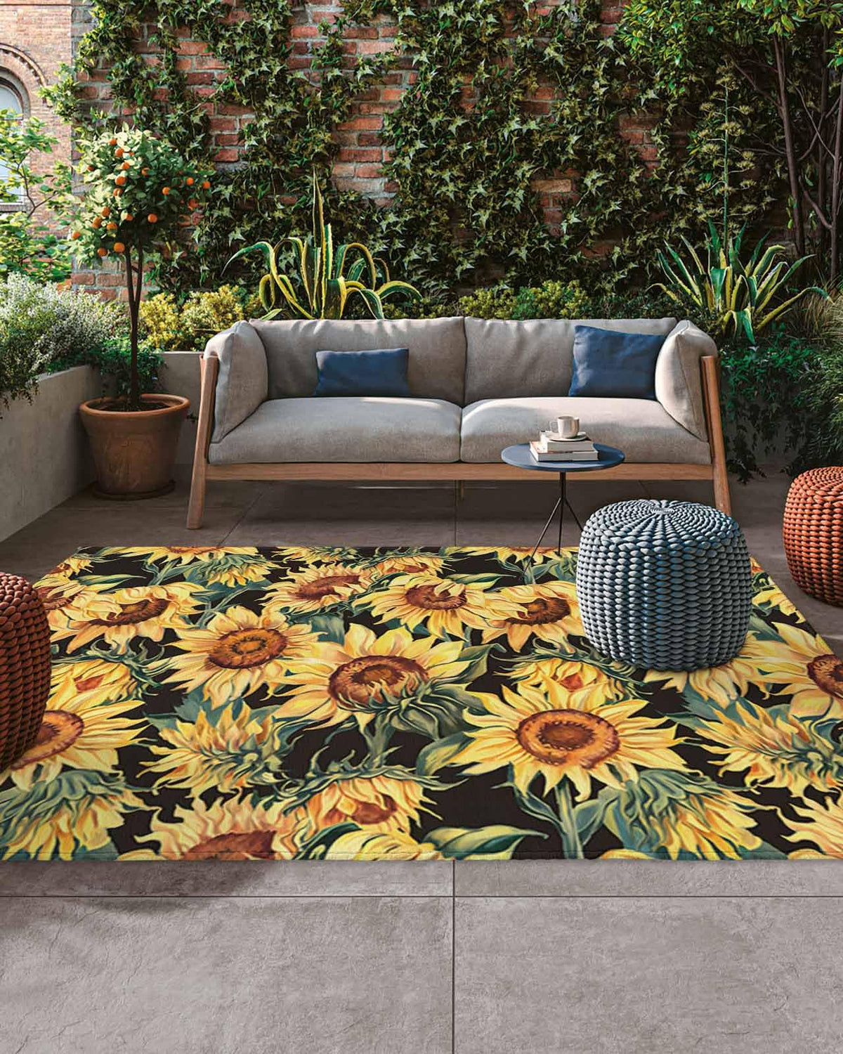 Independence Day Country Star Outdoor Rug 5x8ft, Waterproof Indoor Outdoor Rug for Patio, 4th of July Camping Carpet Mat Outside Area Rug for RV Picnic Beach Balcony Deck Backyard