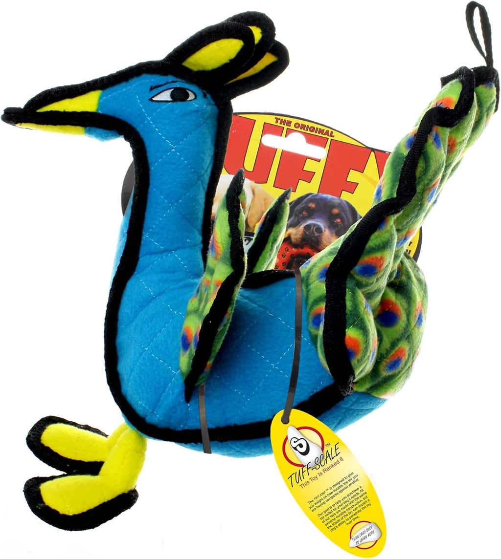 TUFFY® 2 Pack Peacock Ultra Durable Plush Dog Toys